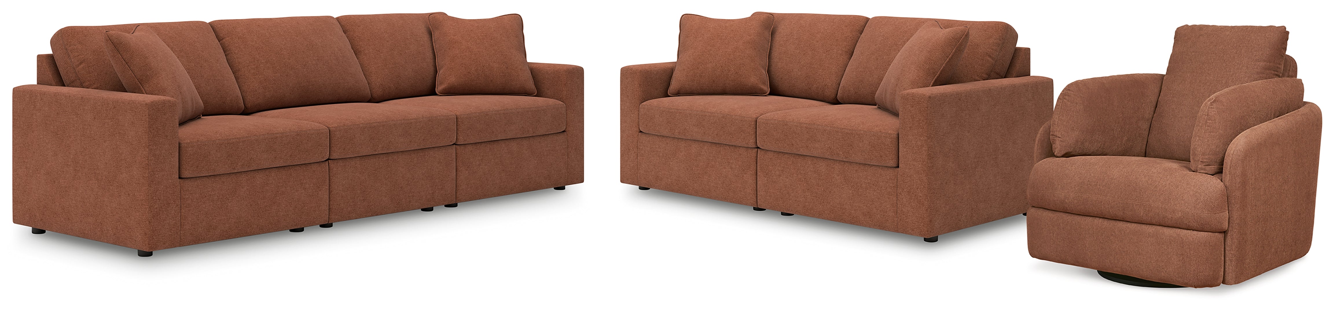 Pillar Peak Sofa, Loveseat and Recliner