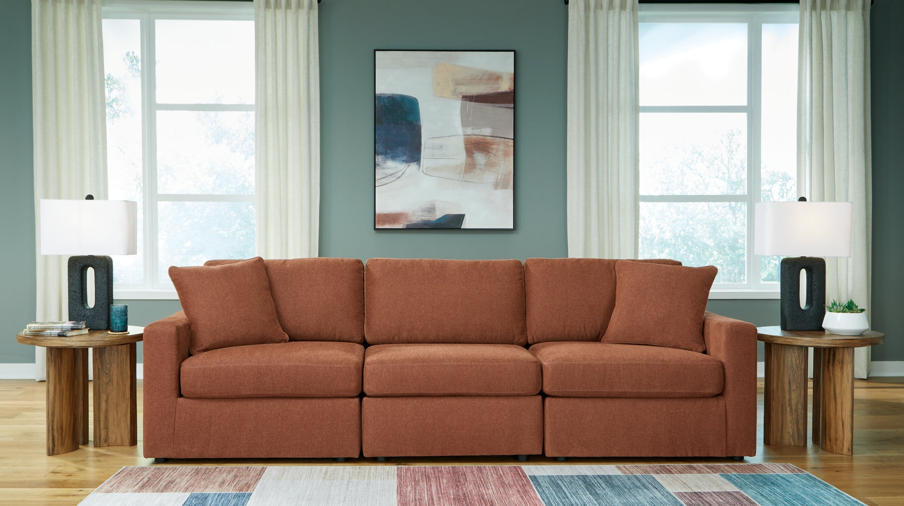 Modmax Sofa, Loveseat and Recliner Sectional Set