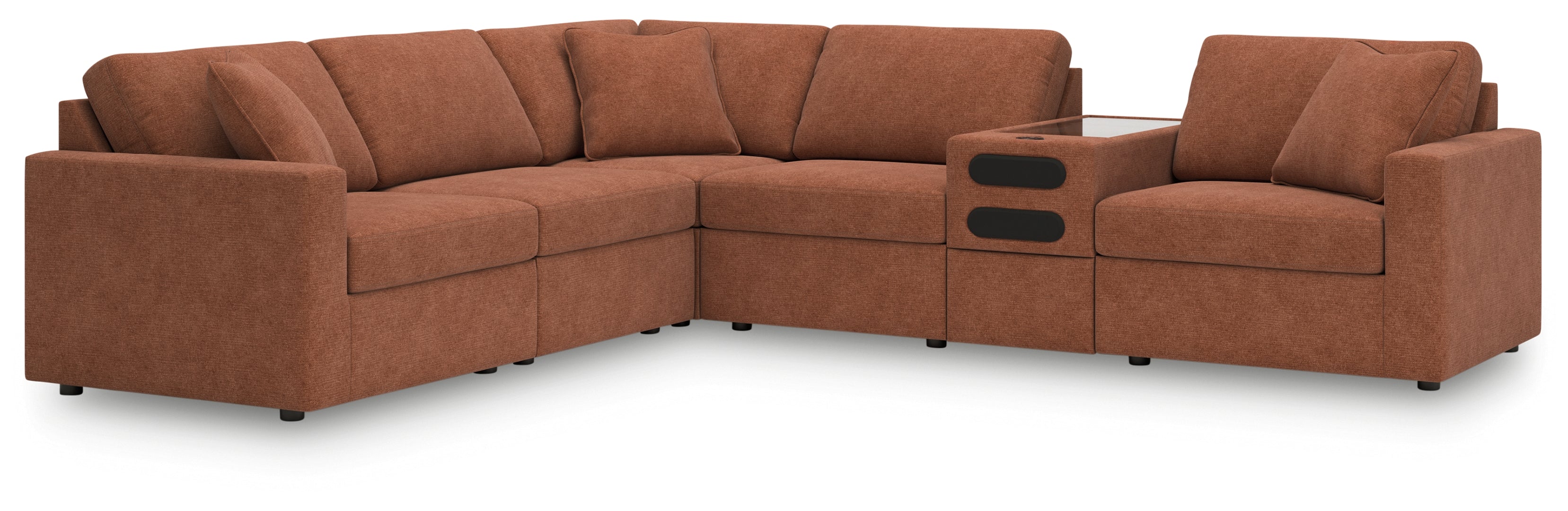 Modmax 6-Piece Sectional with Audio Console