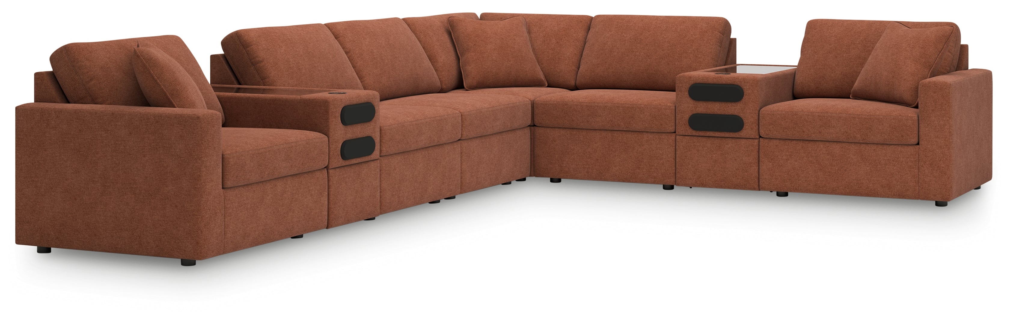 Modmax 8-Piece Sectional with Audio Consoles