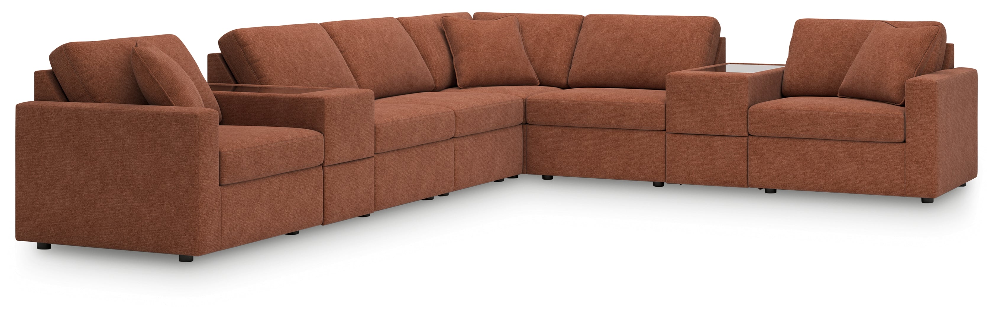 Modmax 8-Piece Sectional with Storage Consoles