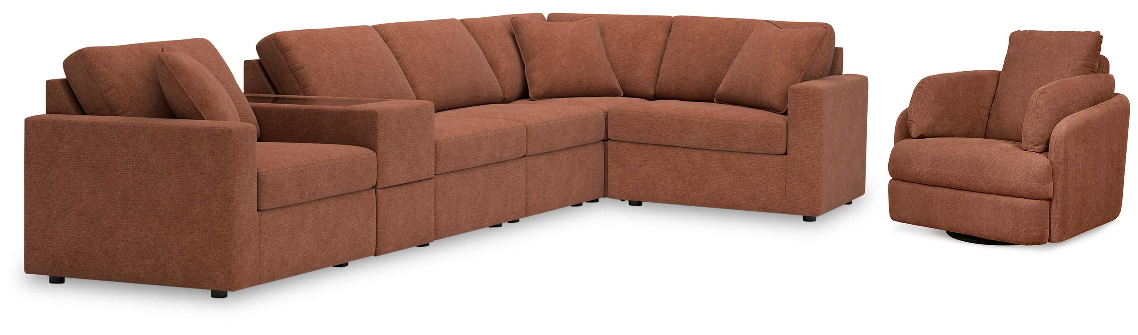 Pillar Peak 5-Piece Sectional with Recliner