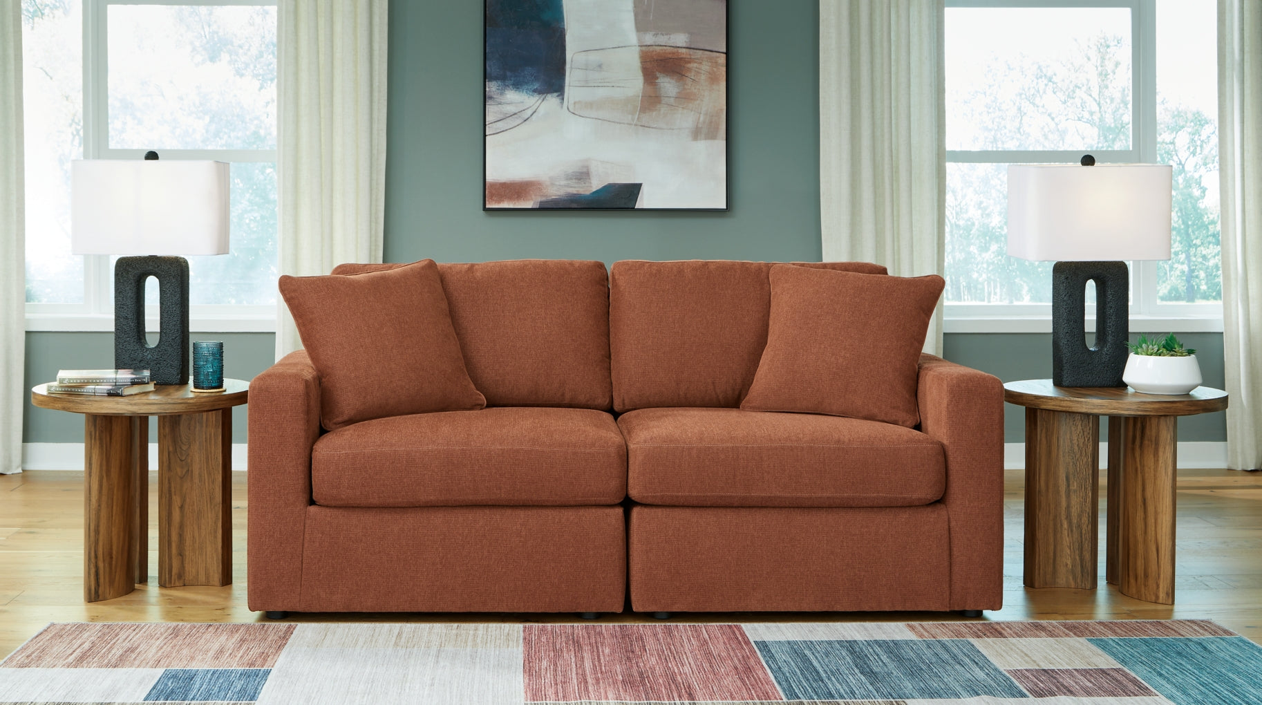 Modmax Sofa, Loveseat and Recliner Sectional Set
