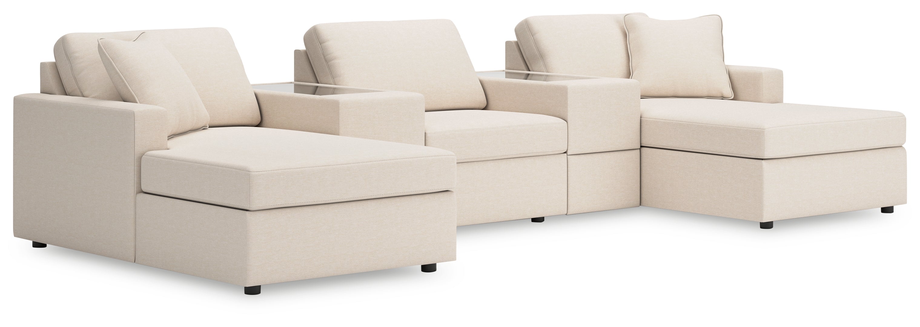 Modmax 5-Piece Pit Sectional with Storage Consoles