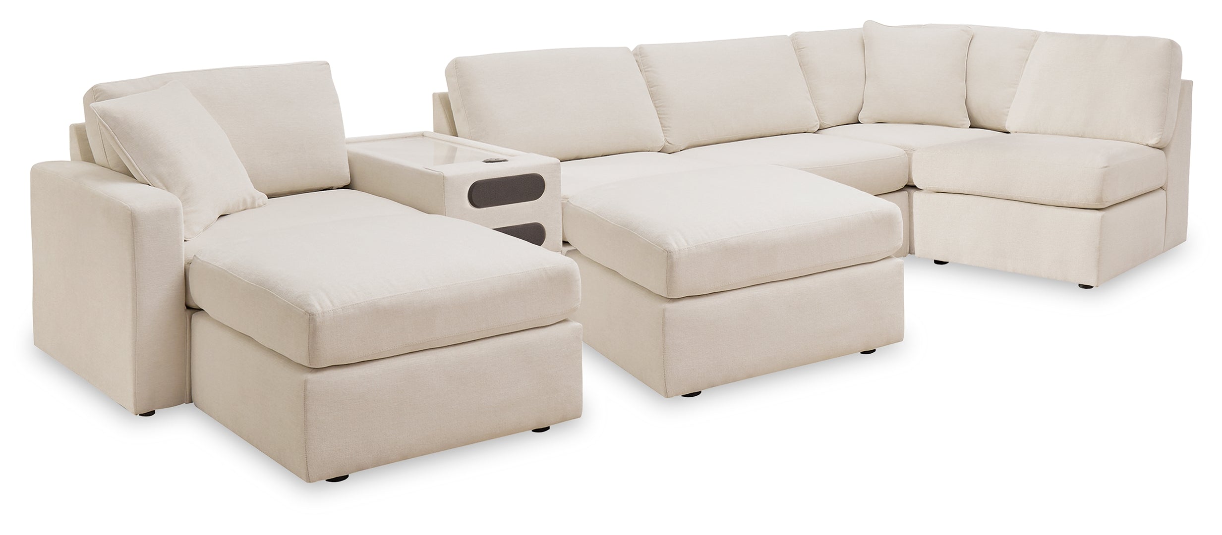 Modmax 6-Piece Sectional with Ottoman