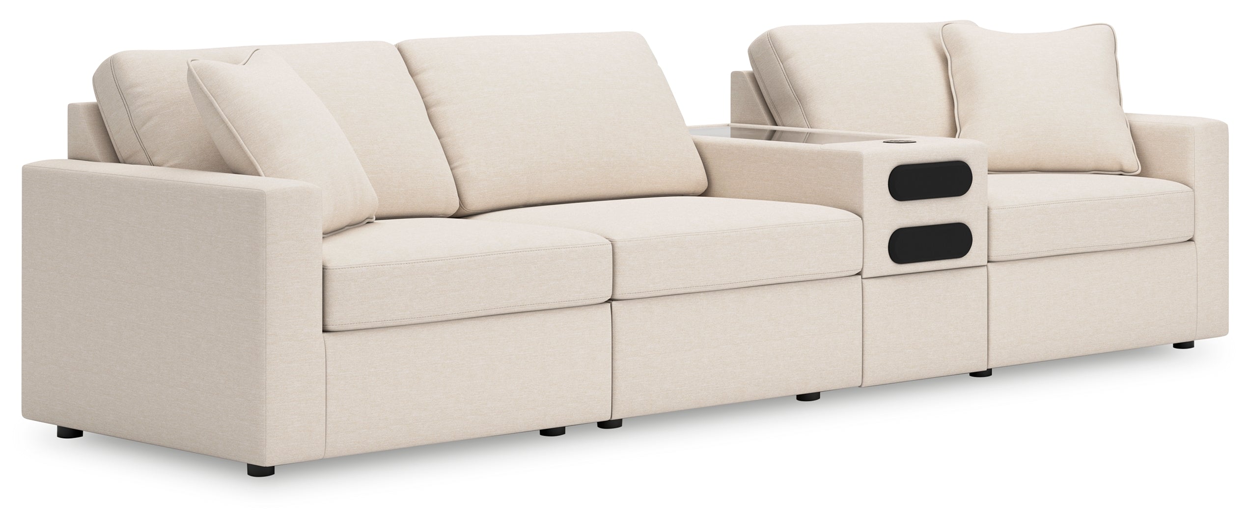 Modmax 4-Piece Sectional with Audio Console