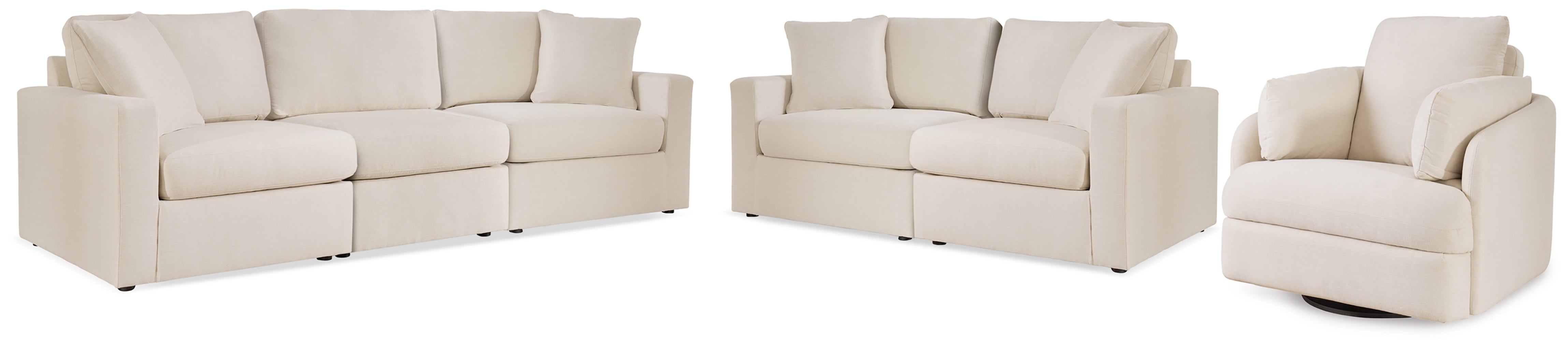 Modmax Sofa, Loveseat and Recliner Sectional Set