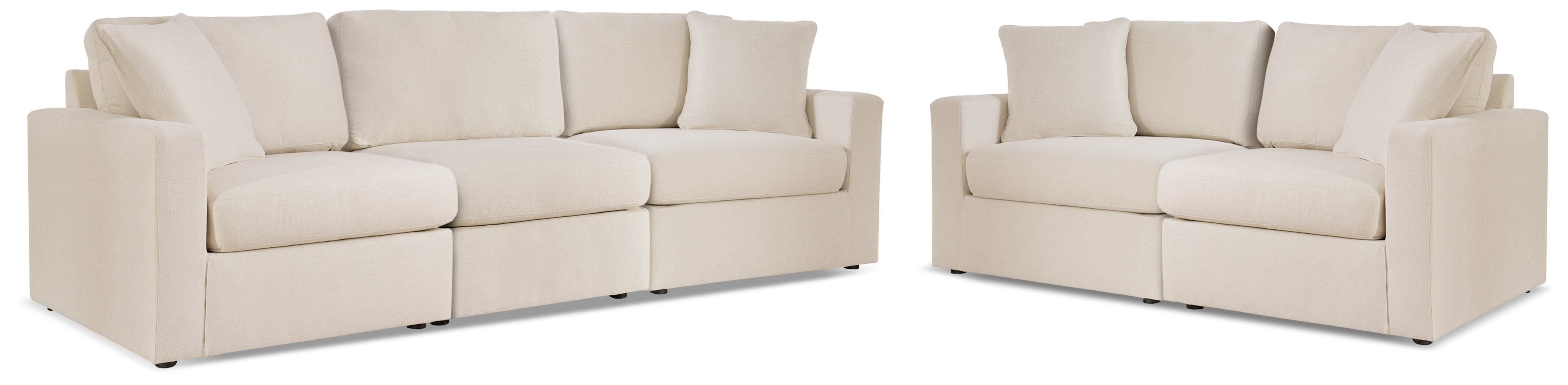 Modmax Sofa, Loveseat and Recliner Sectional Set