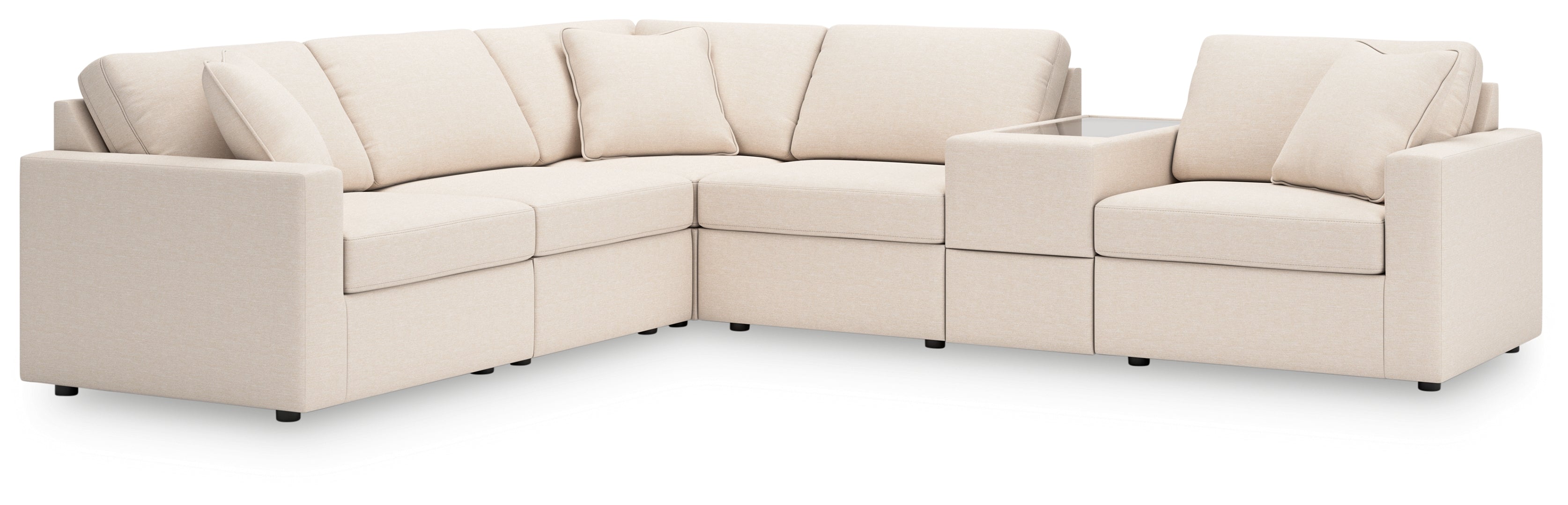 Modmax 6-Piece Sectional with Storage Console