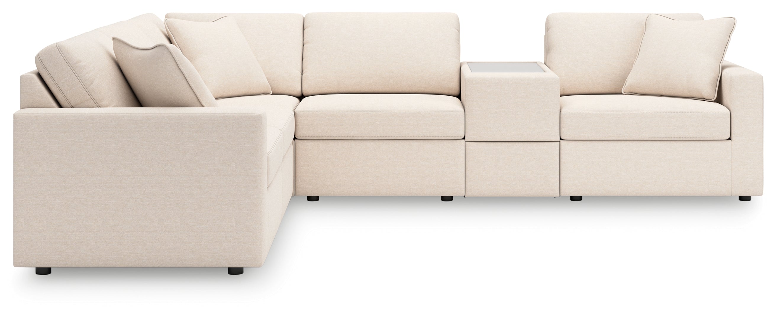 Modmax 6-Piece Sectional with Storage Console