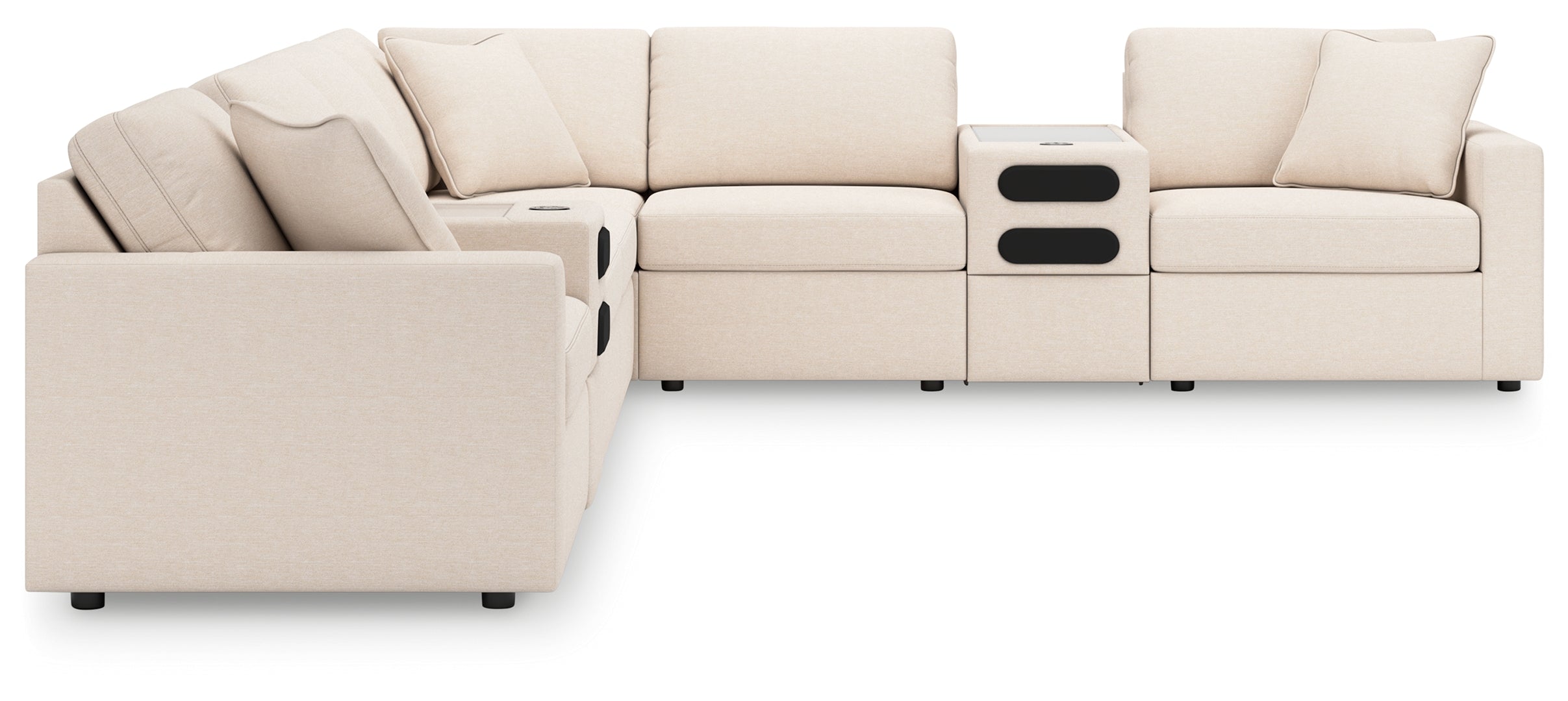 Modmax 8-Piece Sectional with Audio Consoles