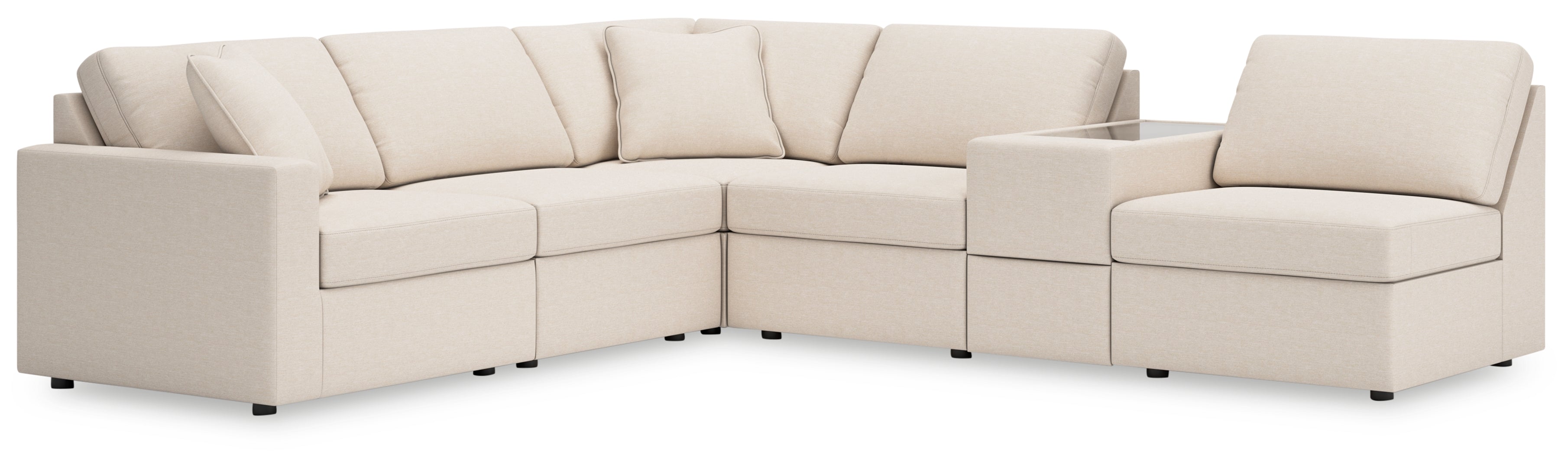 Modmax 6-Piece Sectional with Storage Console