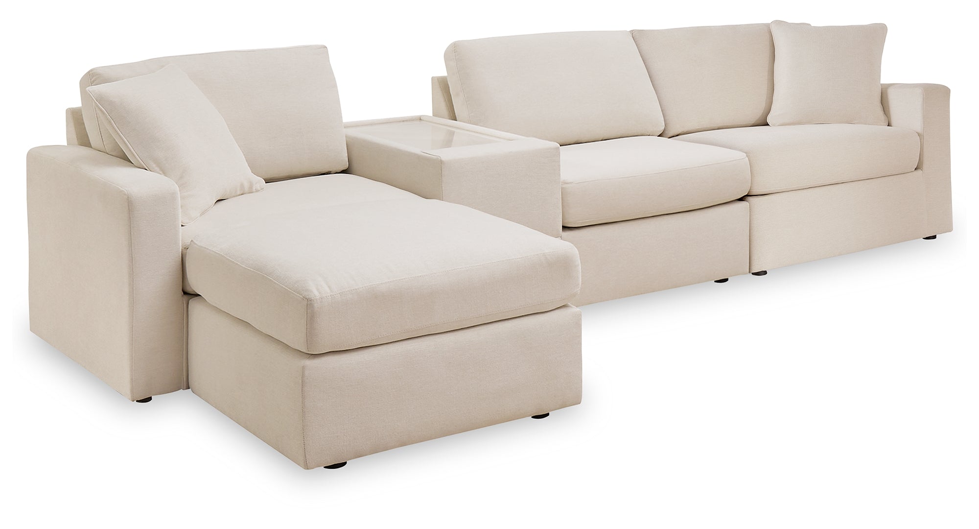 Modmax 4-Piece Sectional with Ottoman