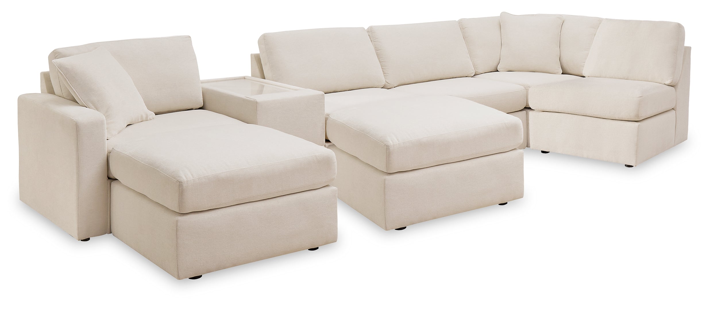 Modmax 6-Piece Sectional with Ottoman