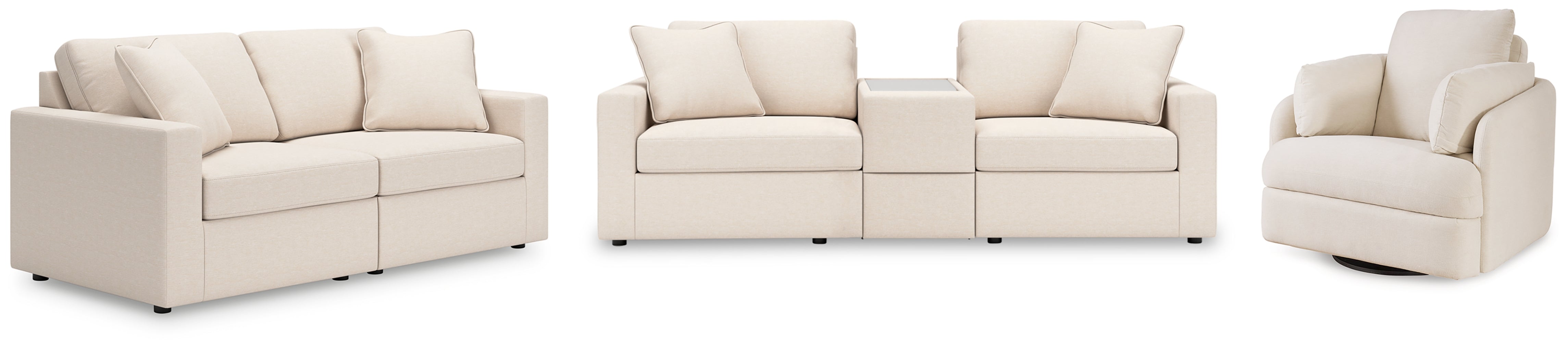 Modmax Sofa, Loveseat and Recliner Sectional Set