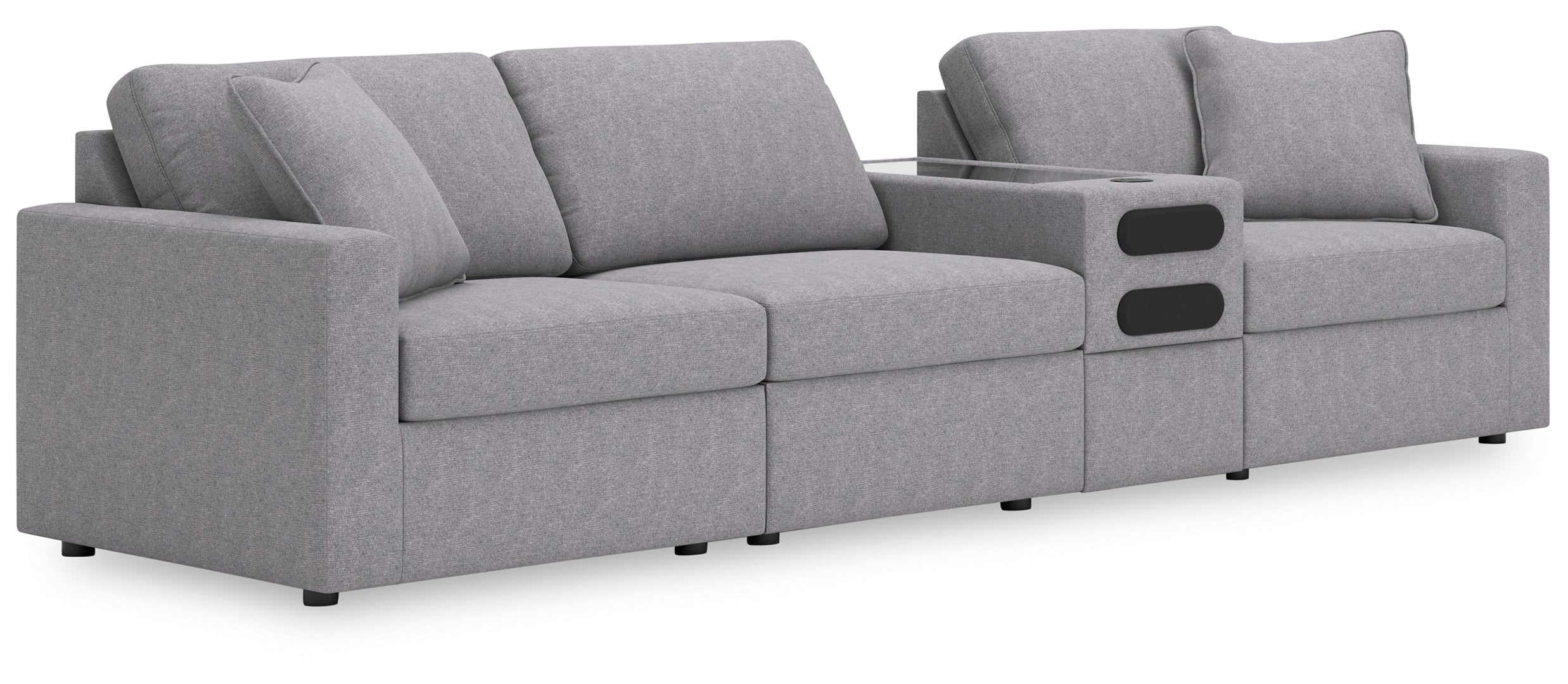 Modmax 4-Piece Sectional with Audio Console