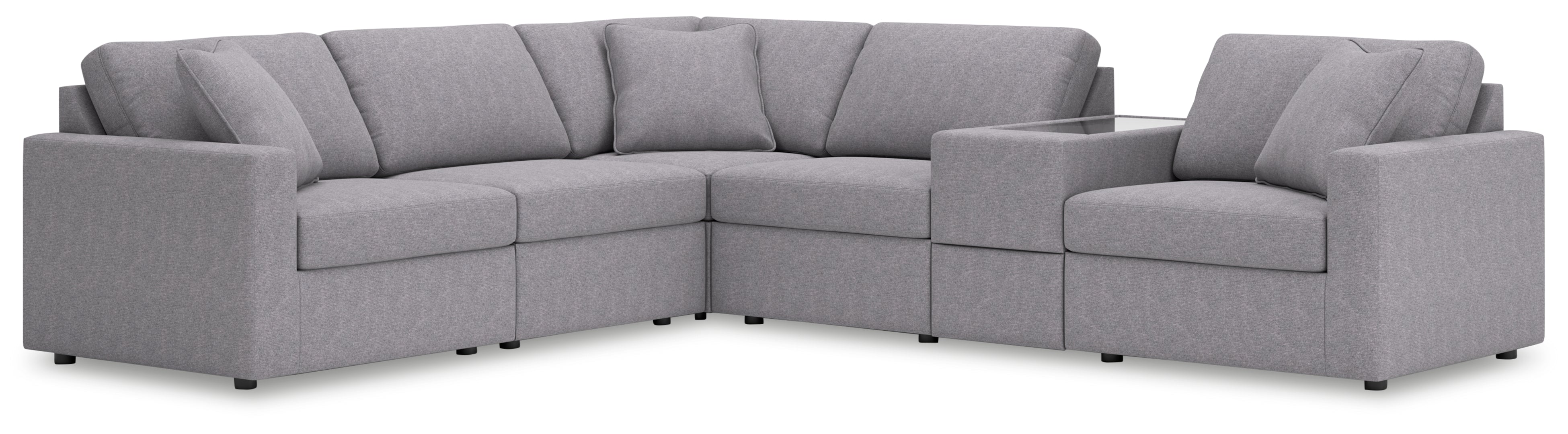 Modmax 6-Piece Sectional with Storage Console