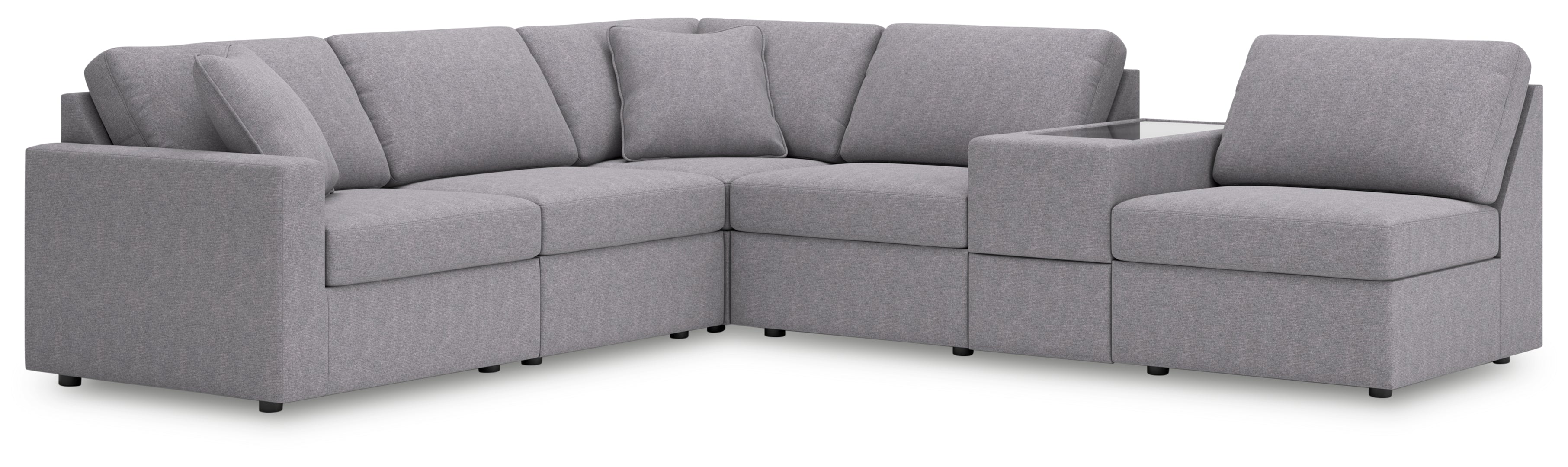 Modmax 6-Piece Sectional with Storage Console