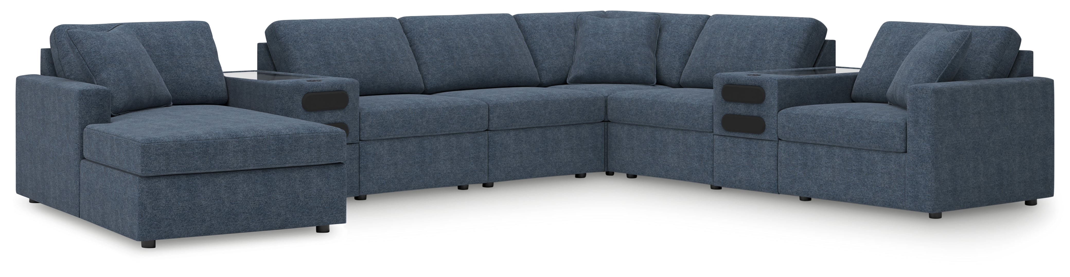 Modmax 8-PC Sectional with Chaise and Audio Consoles