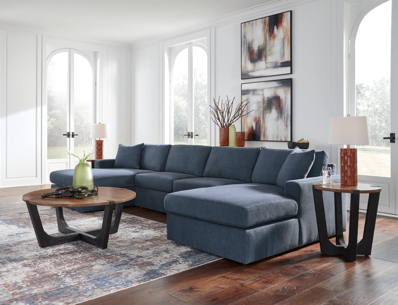 Modmax Sofa, Loveseat and Recliner Sectional Set