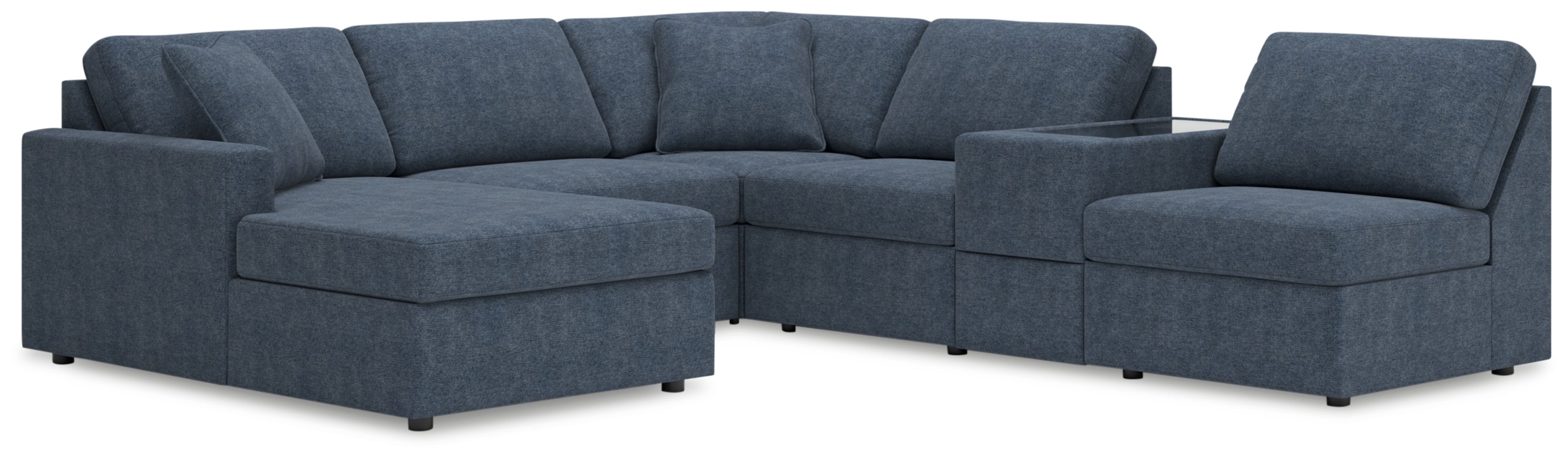 Modmax Sofa, Loveseat and Recliner Sectional Set