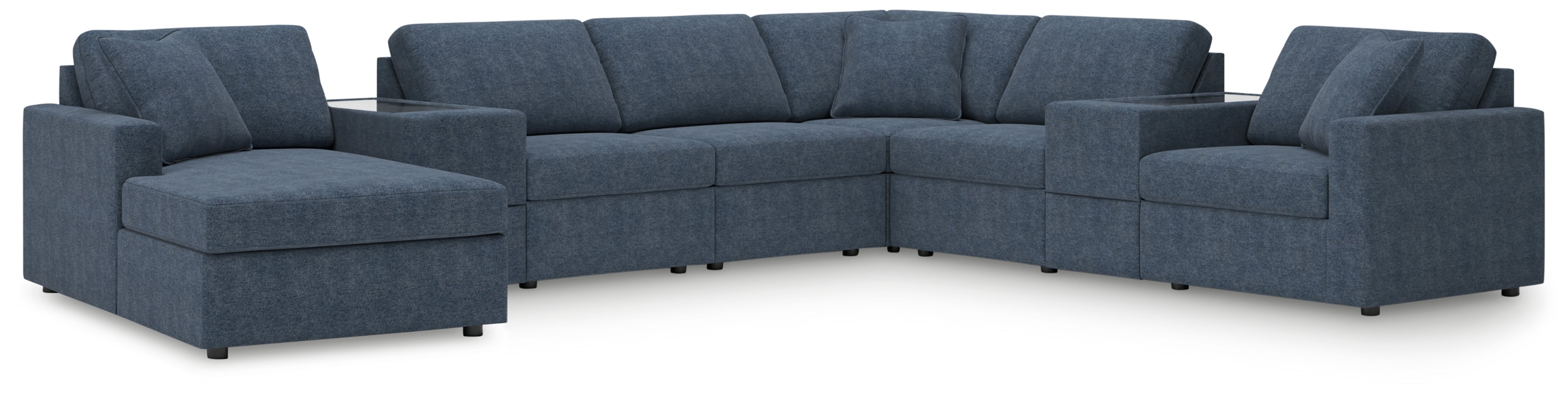 Modmax Sofa, Loveseat and Recliner Sectional Set
