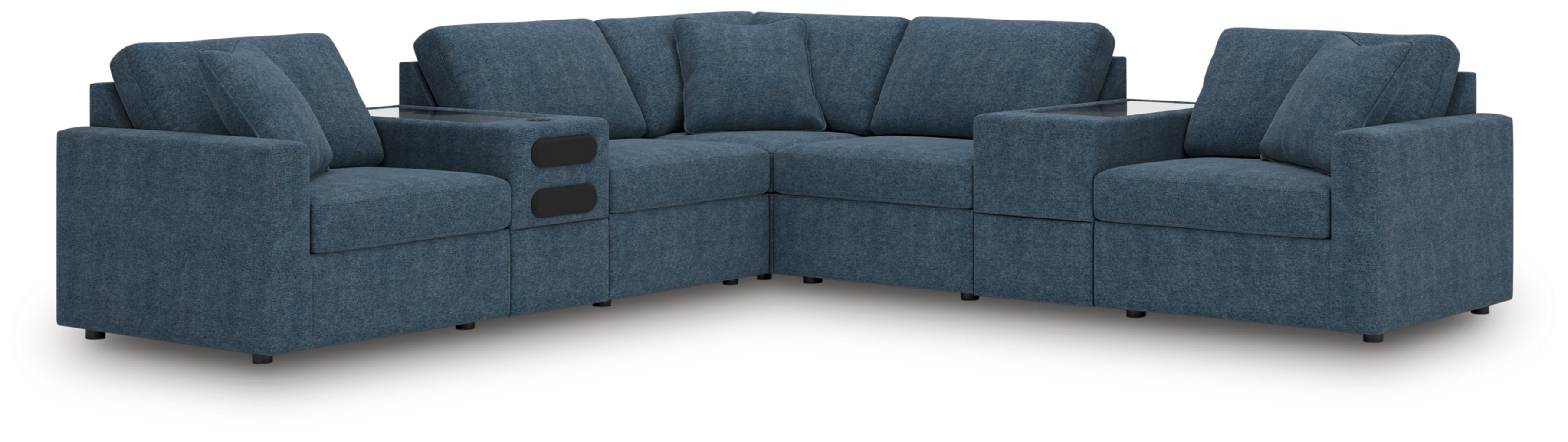 Modmax Sofa, Loveseat and Recliner Sectional Set