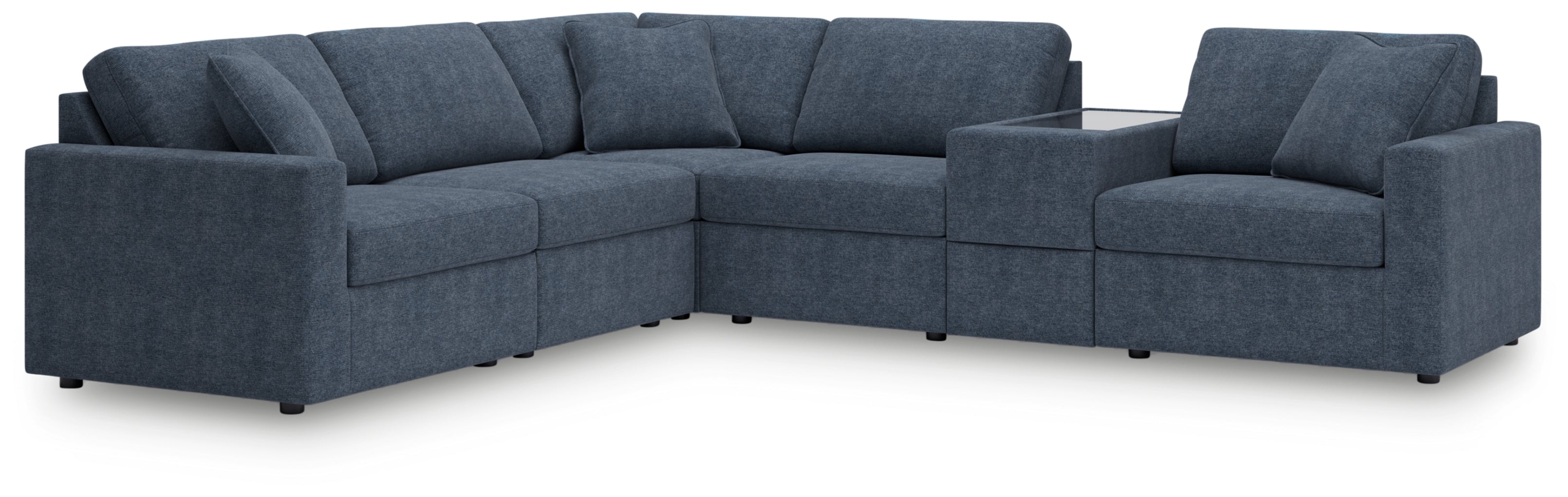 Modmax Sofa, Loveseat and Recliner Sectional Set
