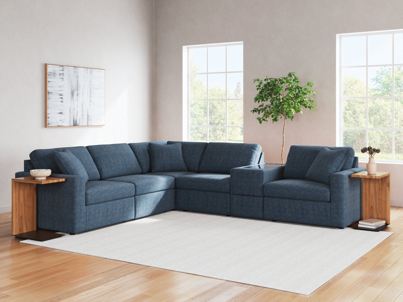 Modmax Sofa, Loveseat and Recliner Sectional Set