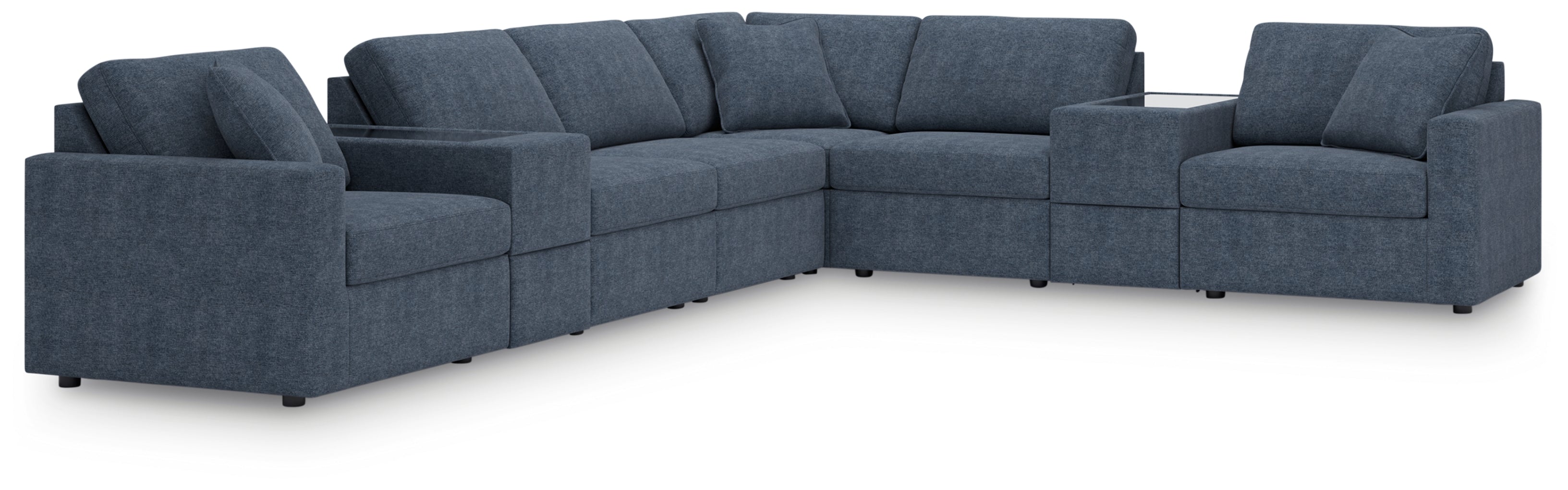 Modmax Sofa, Loveseat and Recliner Sectional Set