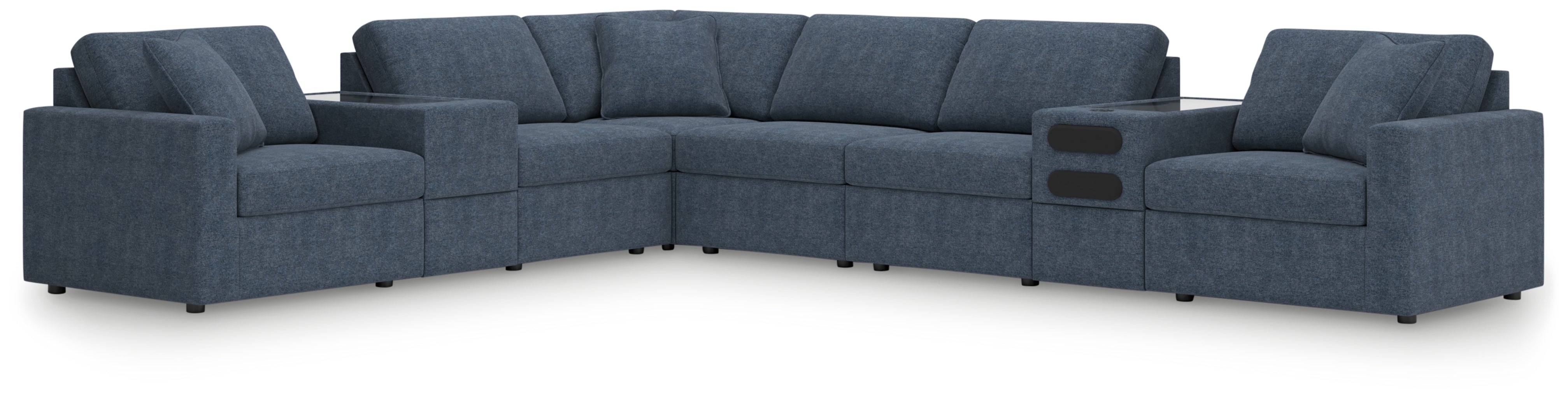 Modmax Sofa, Loveseat and Recliner Sectional Set