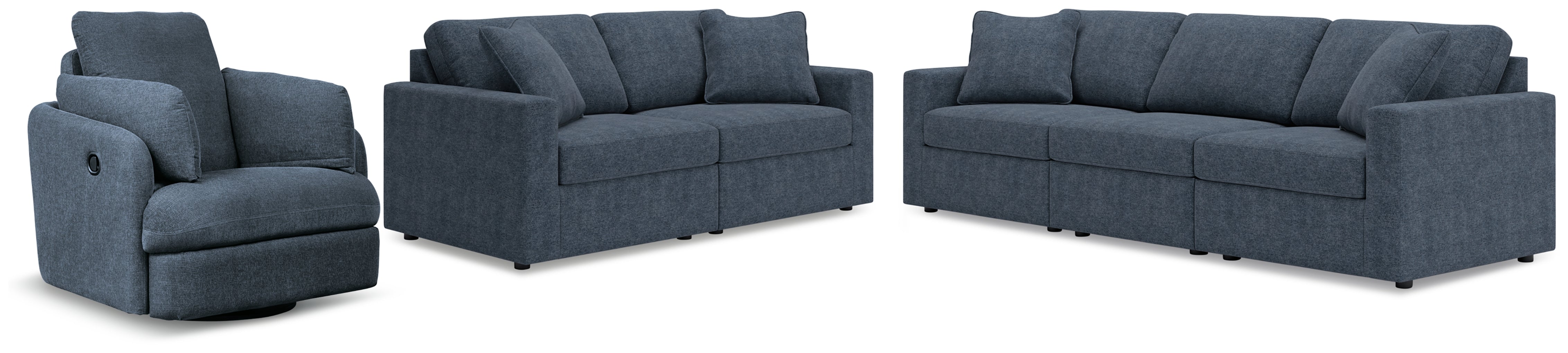 Modmax Sofa, Loveseat and Recliner Sectional Set