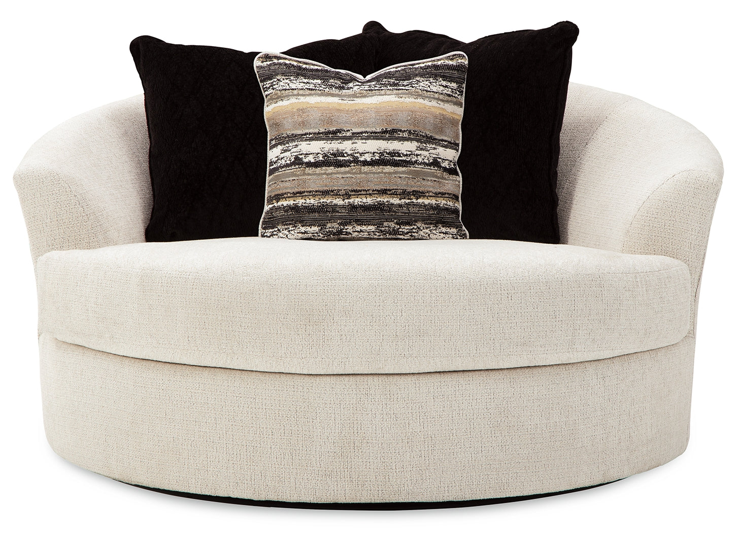 Cambri Oversized Round Swivel Chair