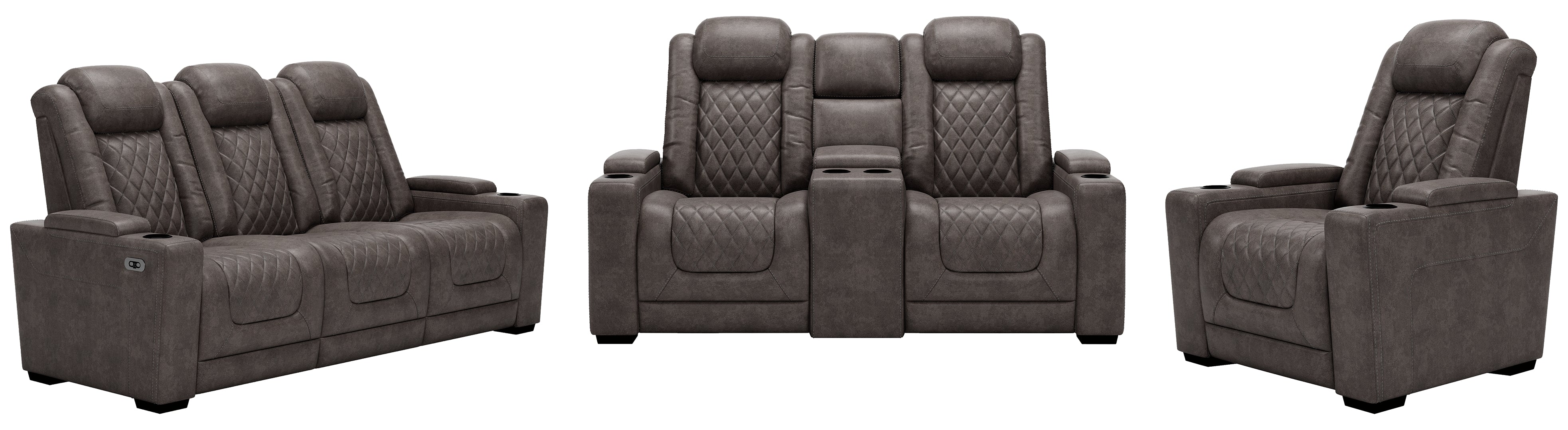 HyllMont Sofa, Loveseat and Recliner