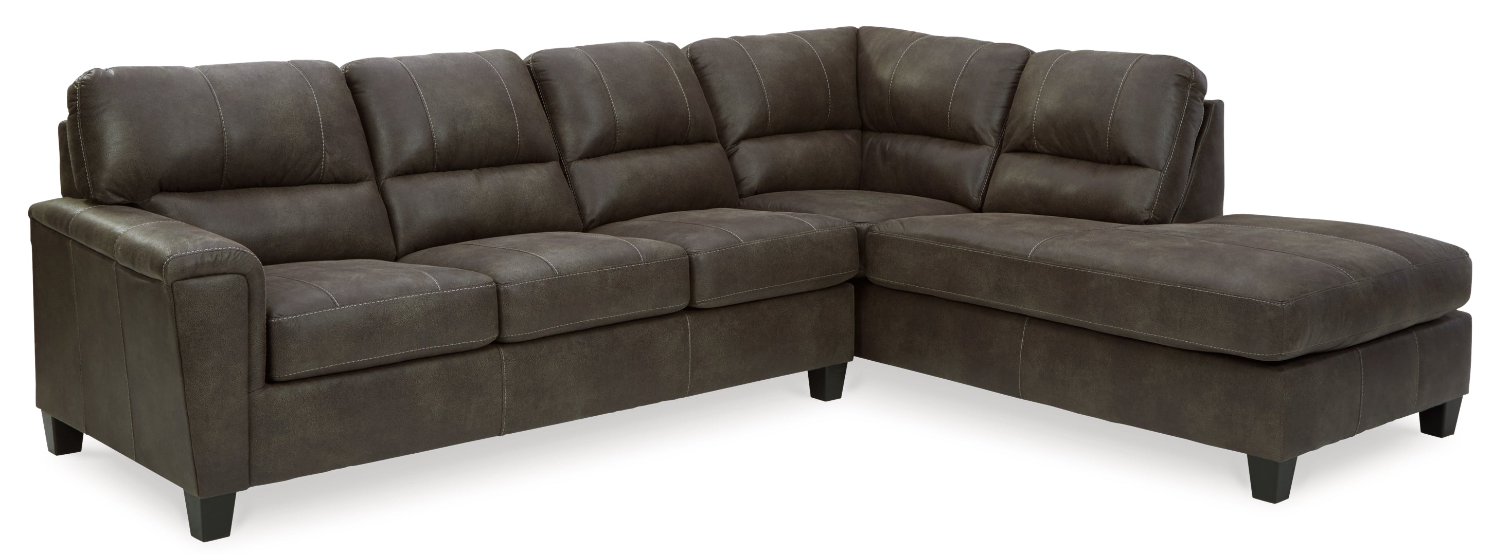 Navi 2-Piece Sectional with Ottoman