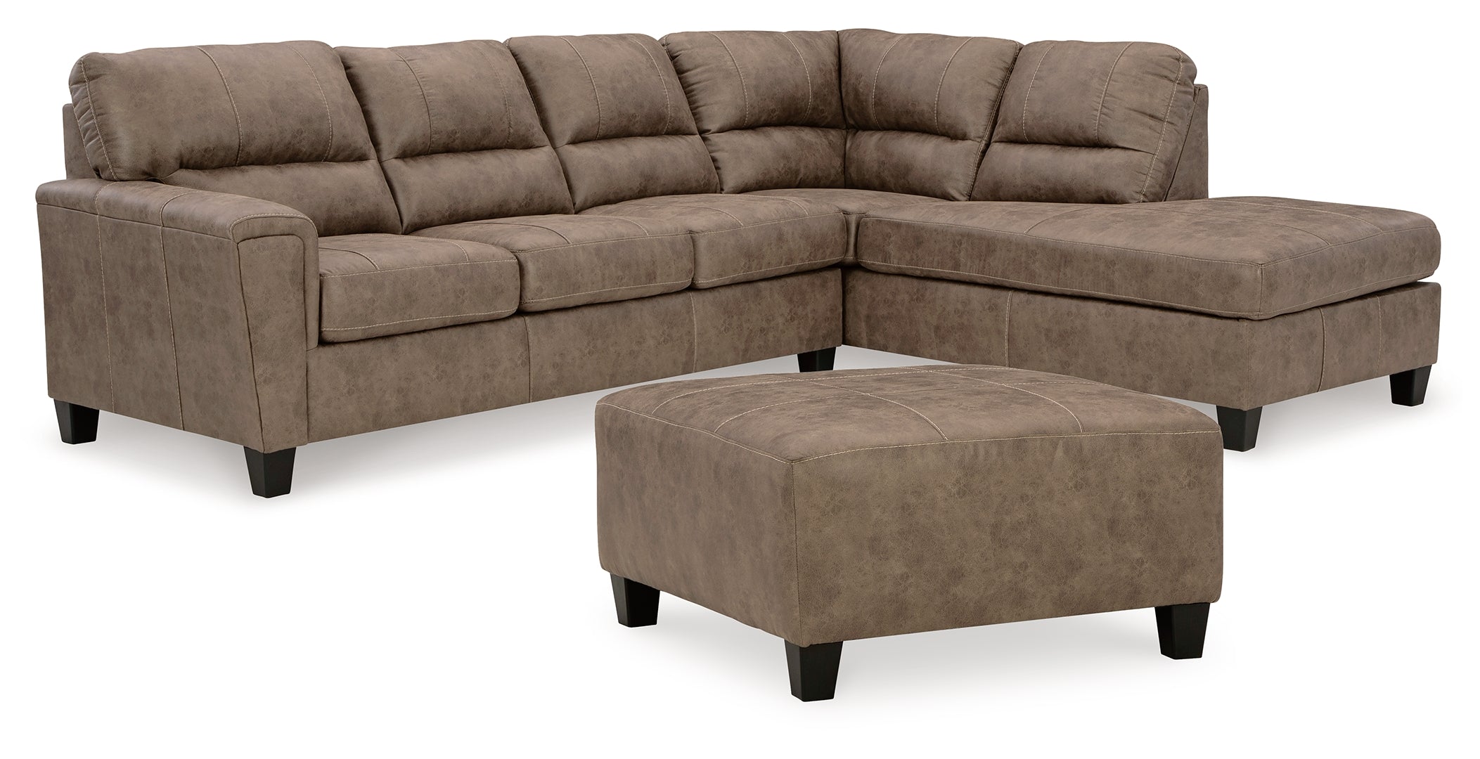 Navi 2-Piece Sectional Sofa Sleeper Chaise