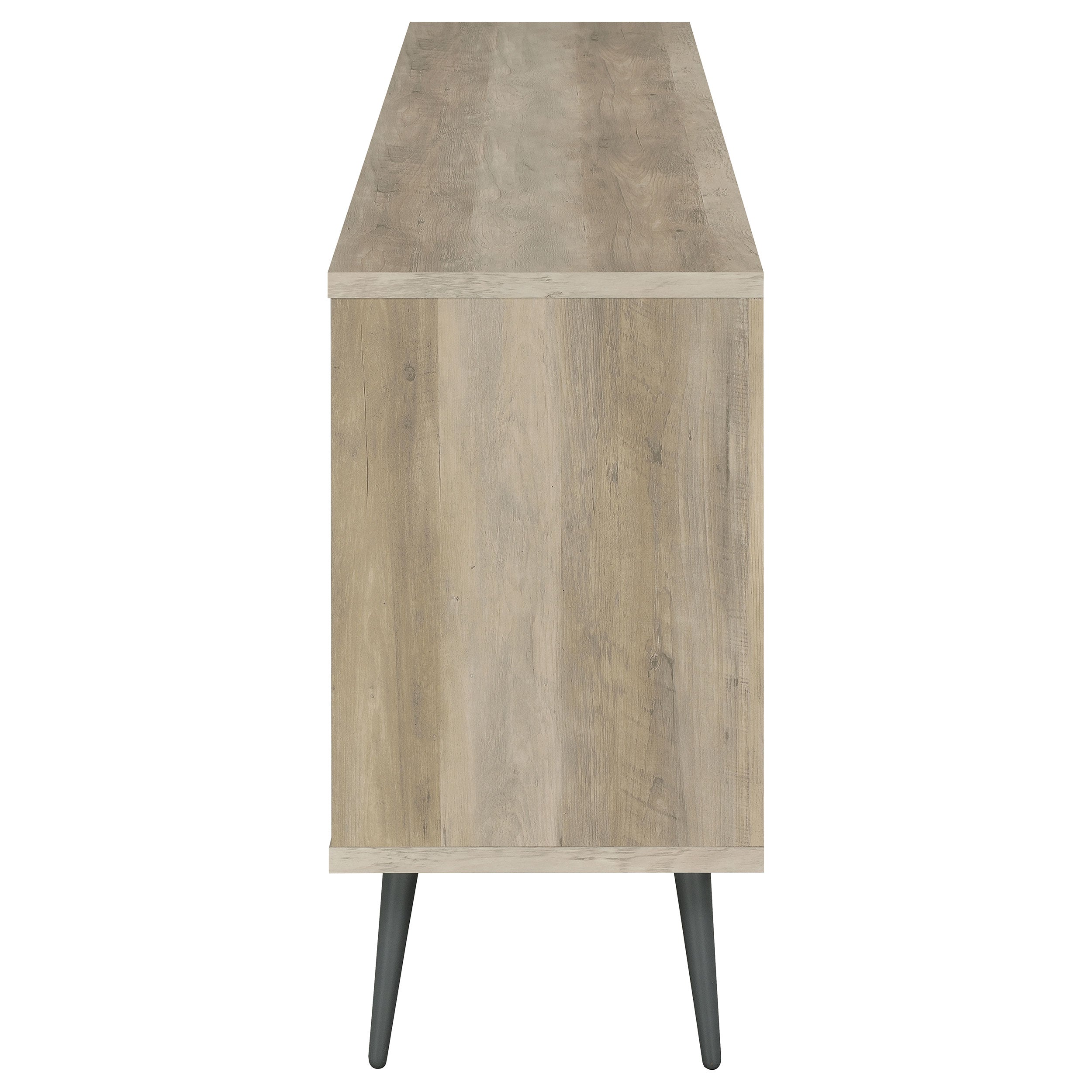 Maeve 2-door Engineered Wood Accent Cabinet Grey and Antique Pine