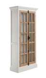 Tammi 2-door Tall Cabinet Antique White and Brown image
