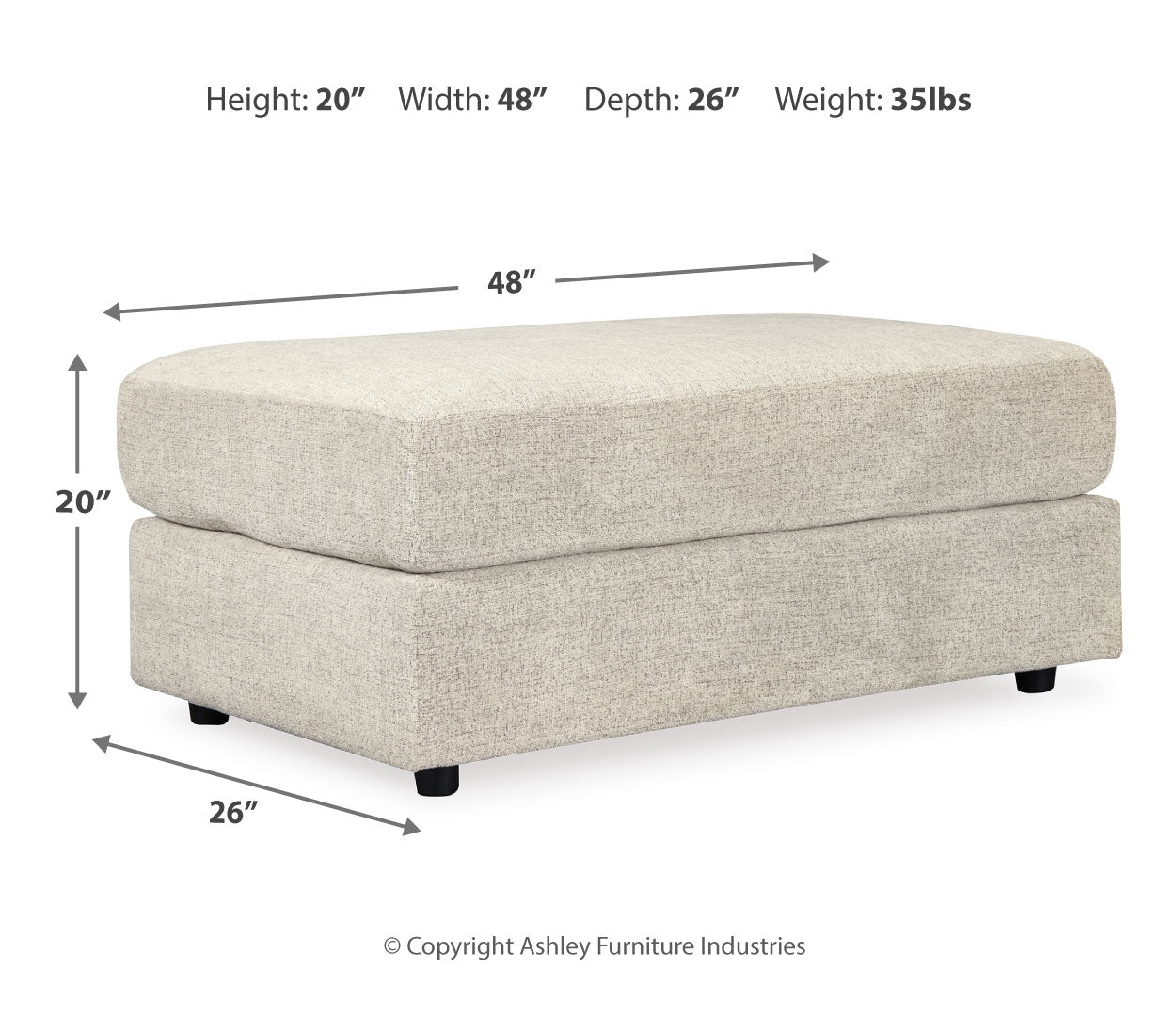 Soletren Oversized Accent Ottoman