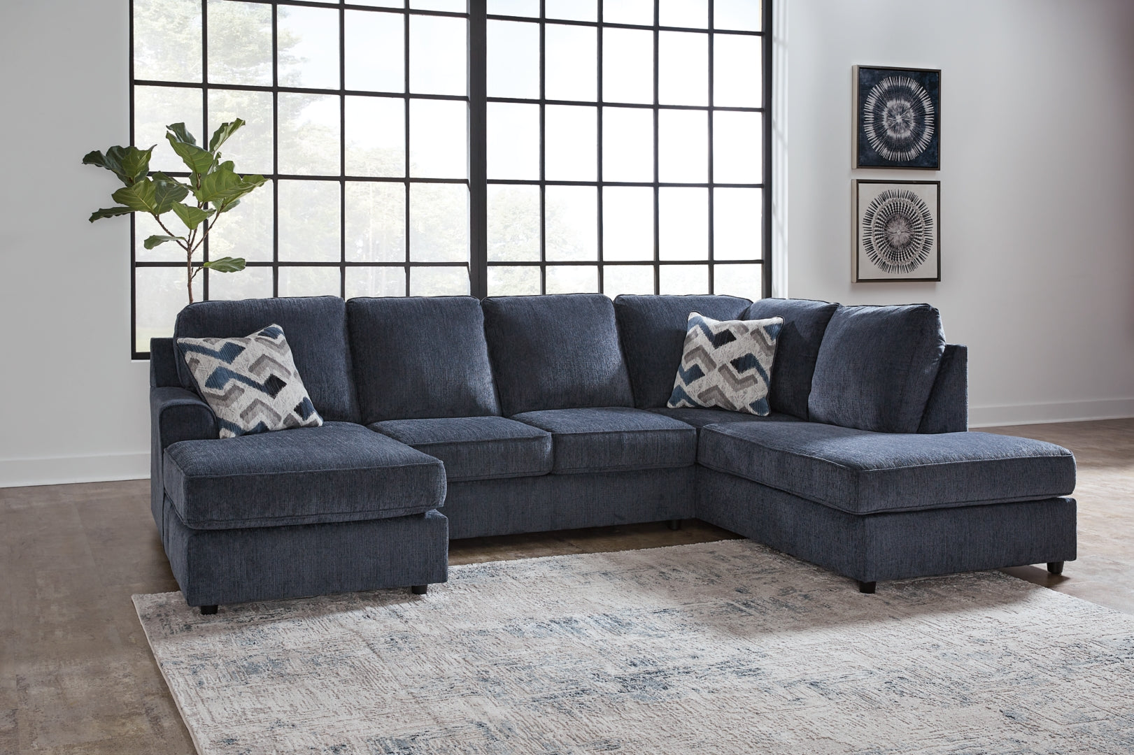 Albar Place 2-Piece Sectional with Ottoman