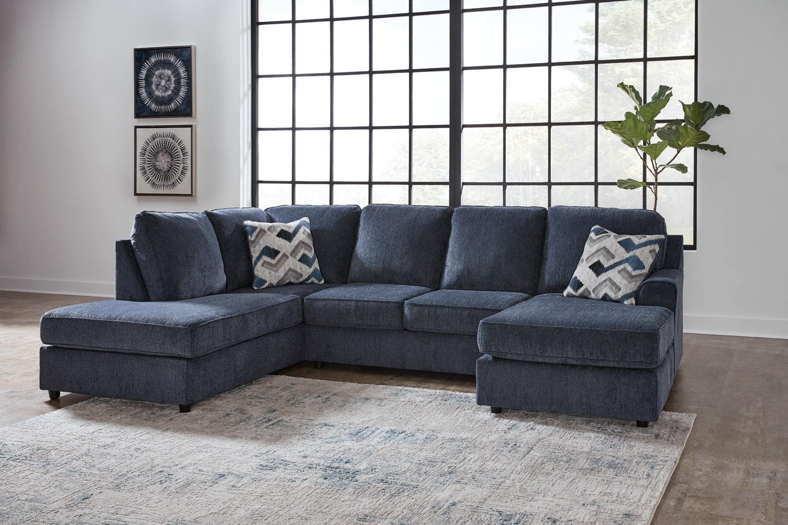 Albar Place 2-Piece Sectional with Ottoman