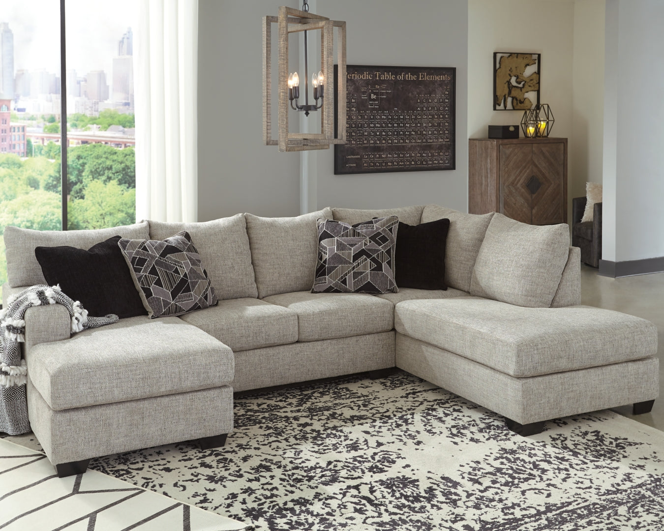 Megginson 2-Piece Sectional with Chair and Ottoman