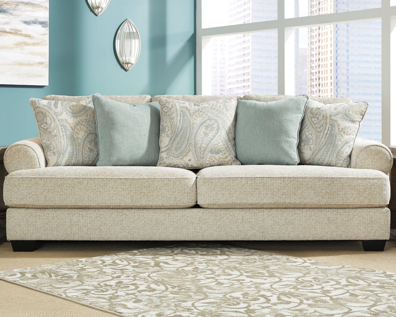 Monaghan Sofa, Loveseat, Chair and Ottoman