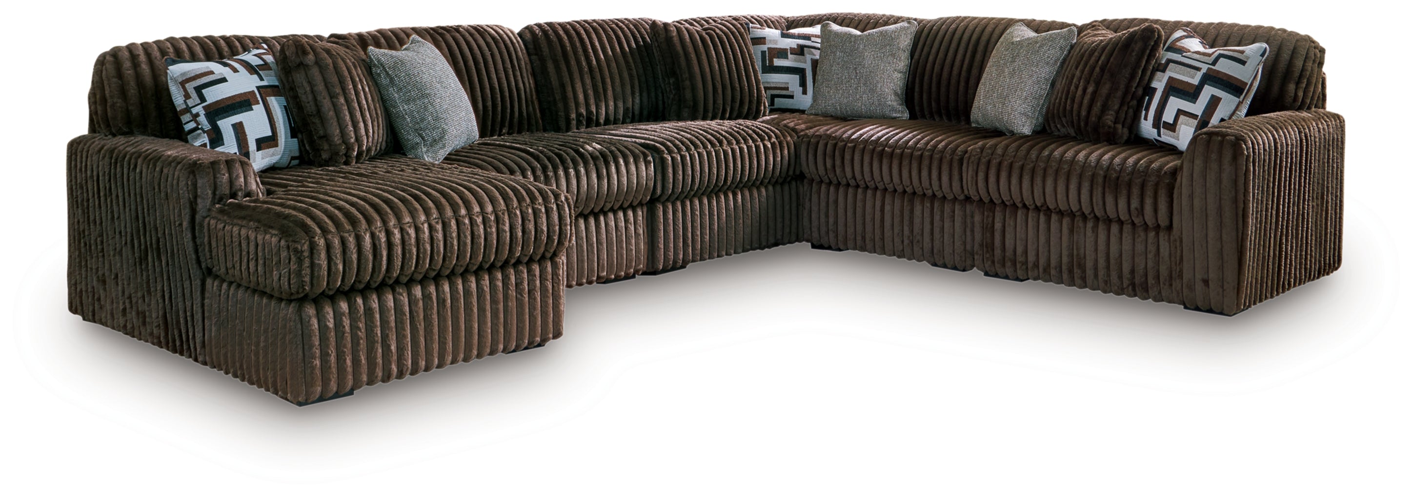 Midnight-Madness Sectional with Chaise Set