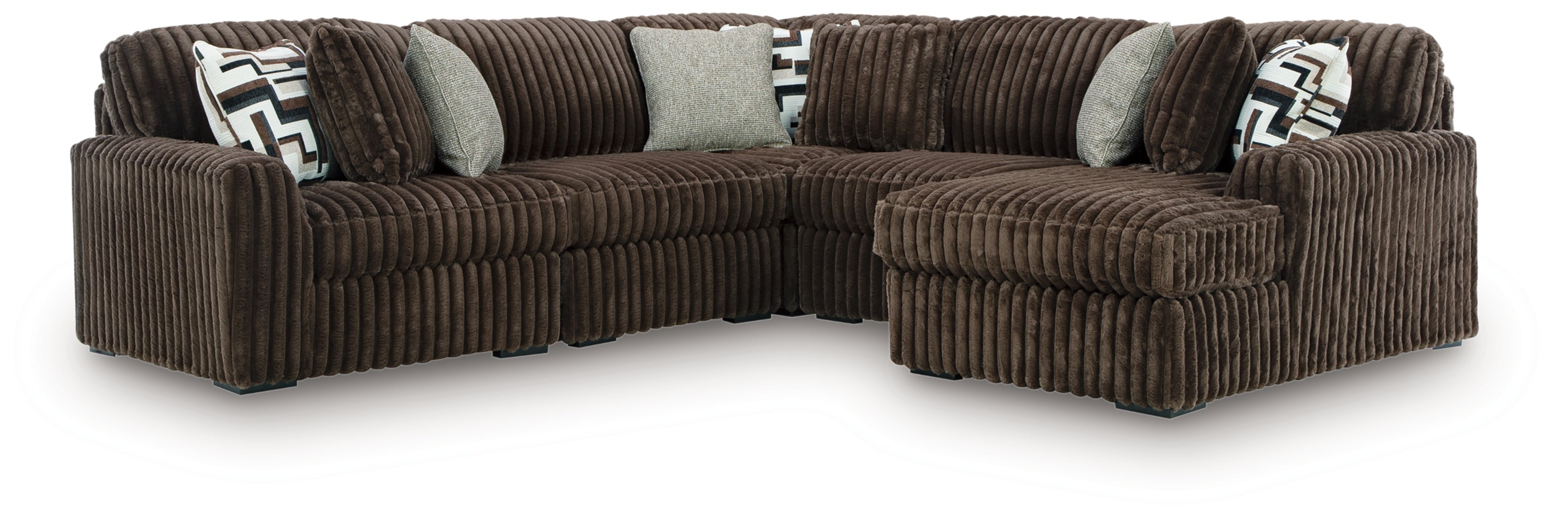 Midnight-Madness Sectional with Chaise Set