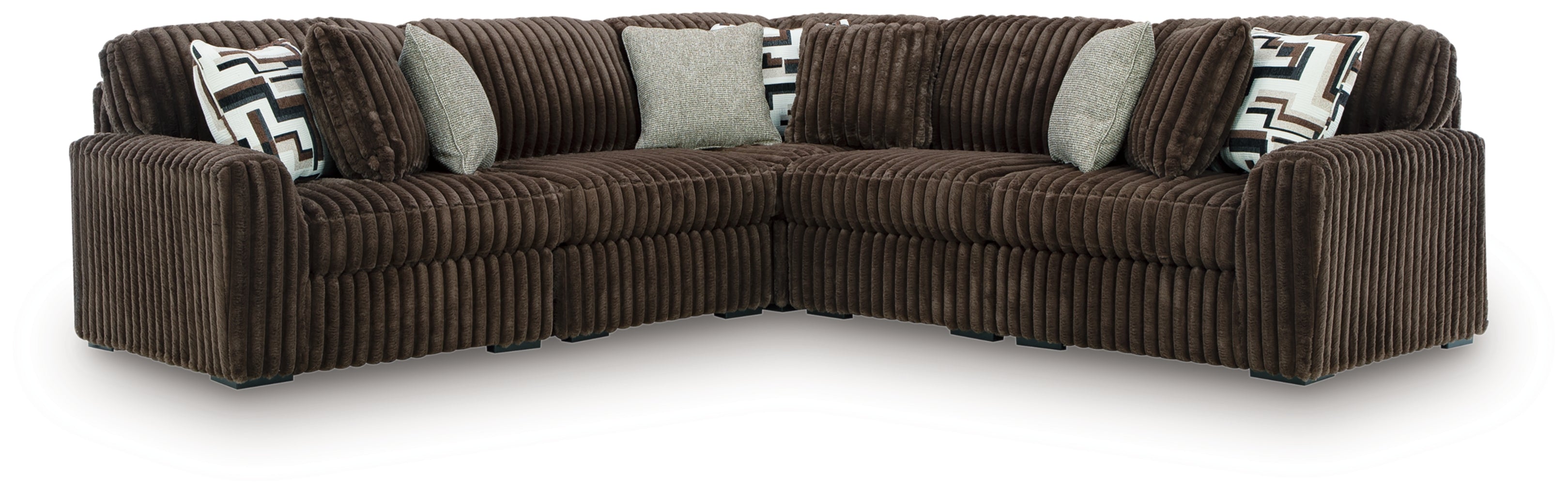 Midnight-Madness Sectional with Chaise Set