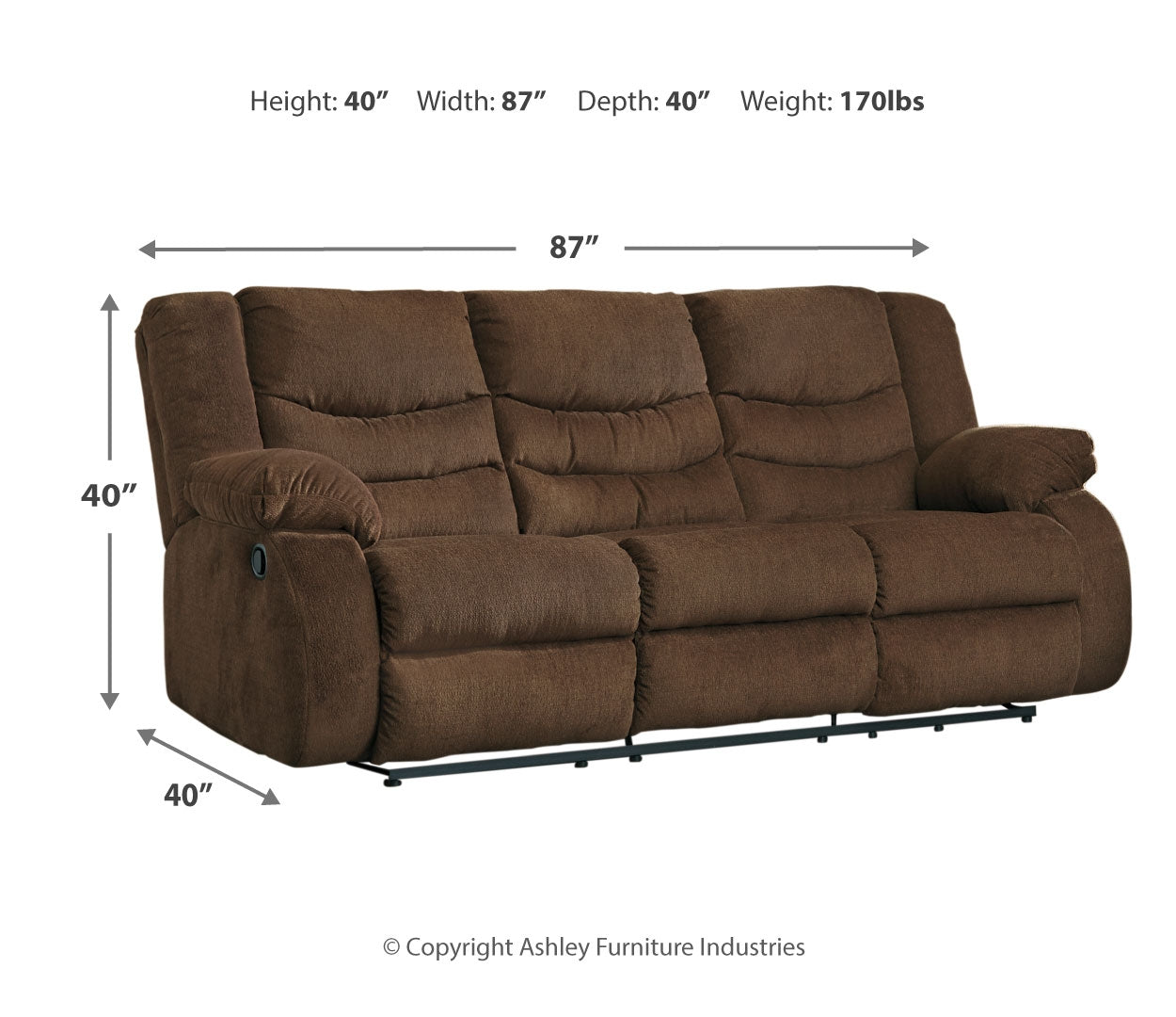 Tulen Reclining Sofa