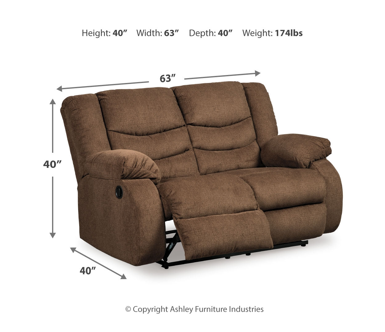 Tulen Reclining Loveseat