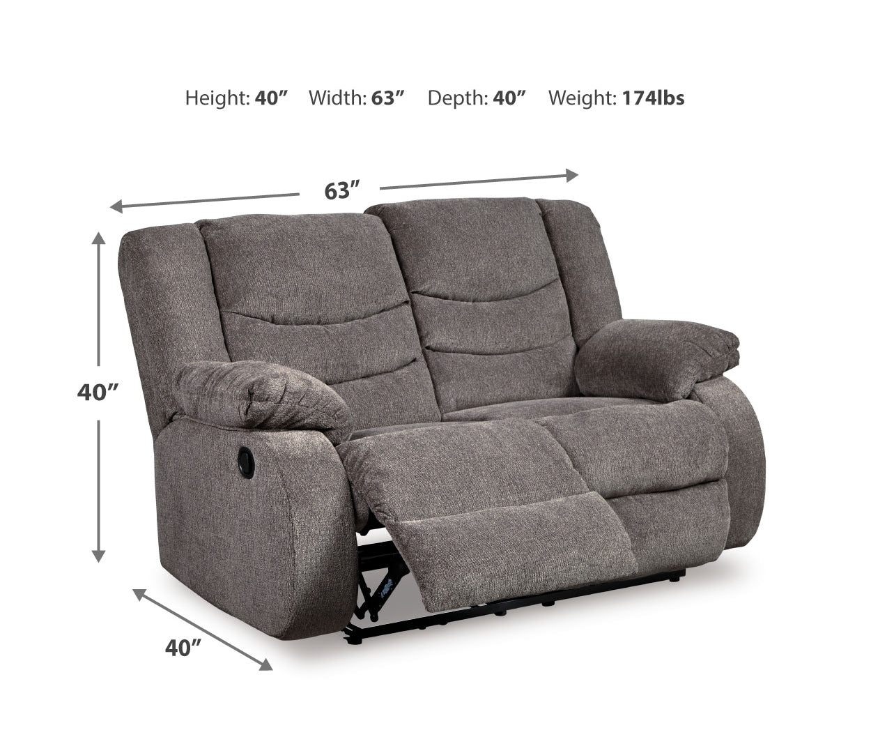 Tulen Reclining Loveseat