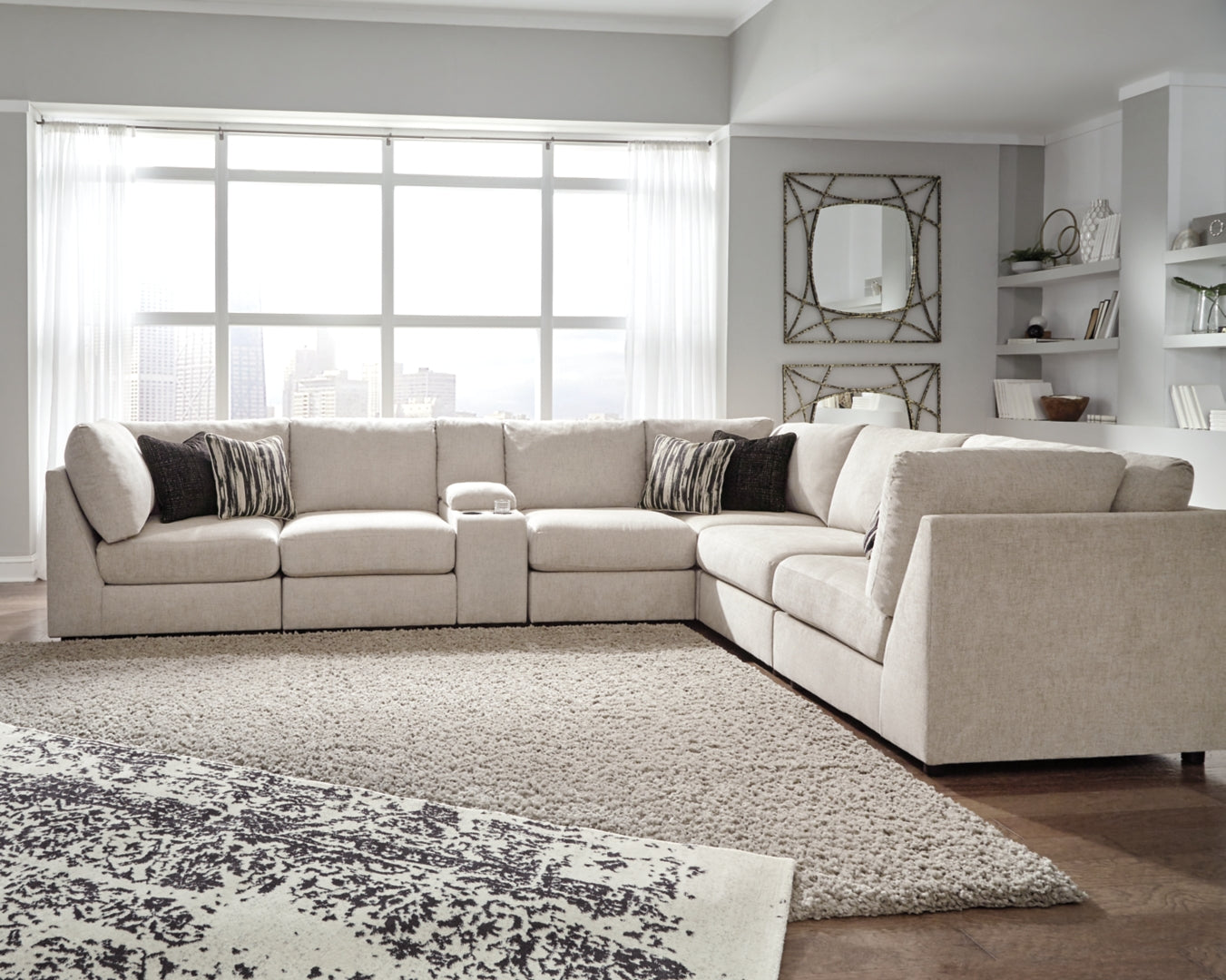 Kellway 6-Piece Sectional with Ottoman